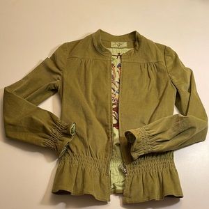 Little corduroy jacket lined and fitted.